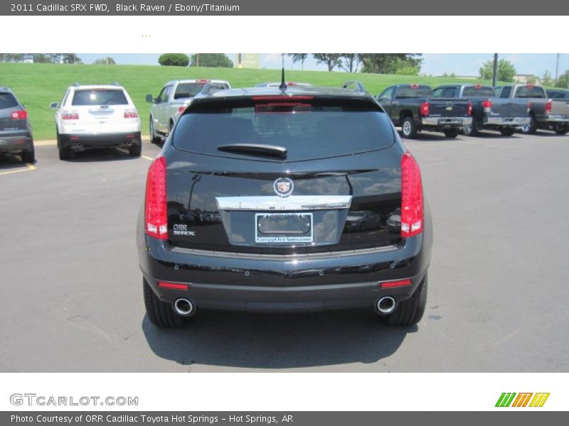 Black Raven / Ebony/Titanium 2011 Cadillac SRX FWD