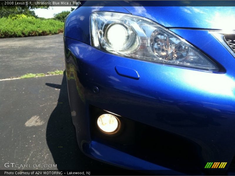 Ultrasonic Blue Mica / Black 2008 Lexus IS F