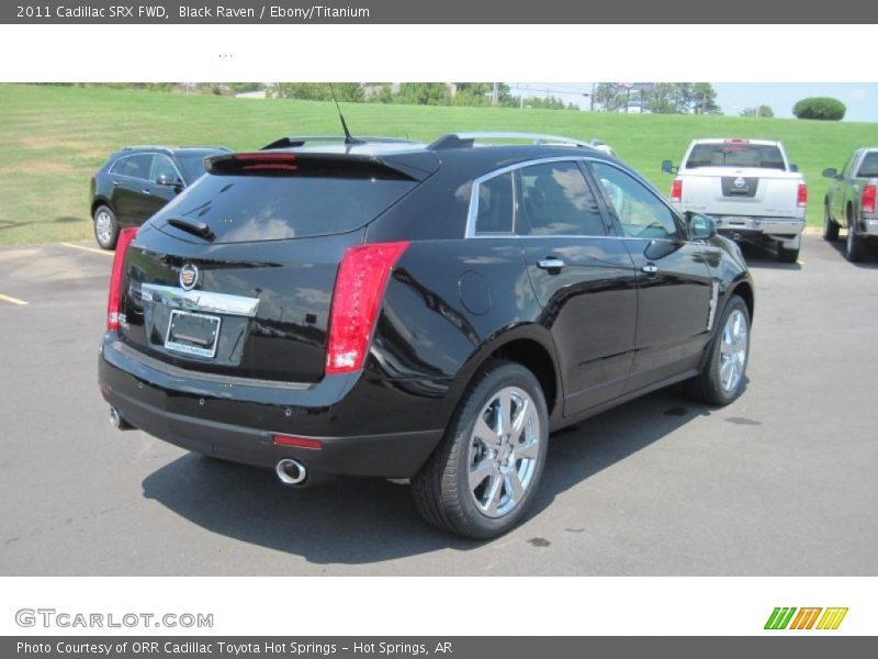 Black Raven / Ebony/Titanium 2011 Cadillac SRX FWD