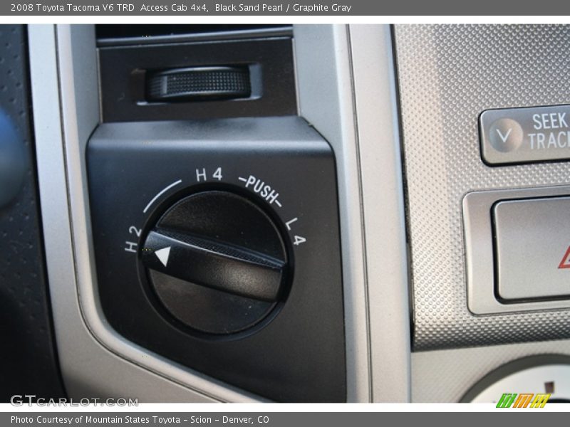 Black Sand Pearl / Graphite Gray 2008 Toyota Tacoma V6 TRD  Access Cab 4x4