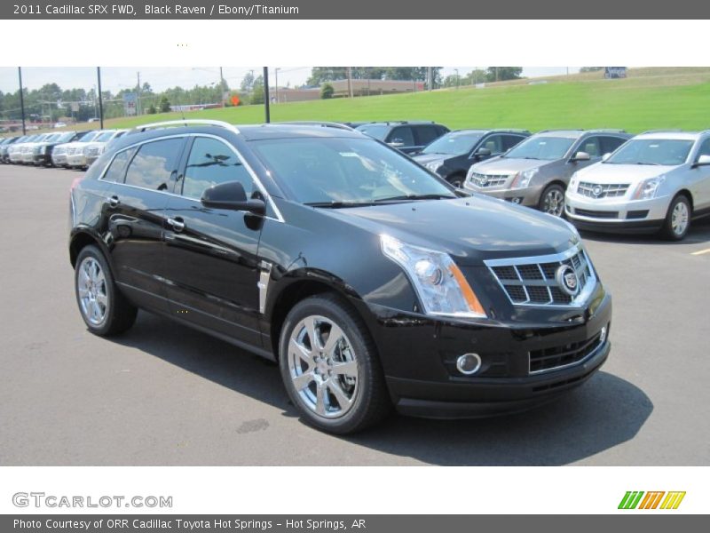 Black Raven / Ebony/Titanium 2011 Cadillac SRX FWD