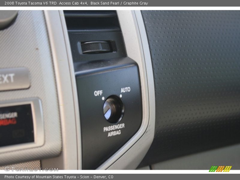 Black Sand Pearl / Graphite Gray 2008 Toyota Tacoma V6 TRD  Access Cab 4x4