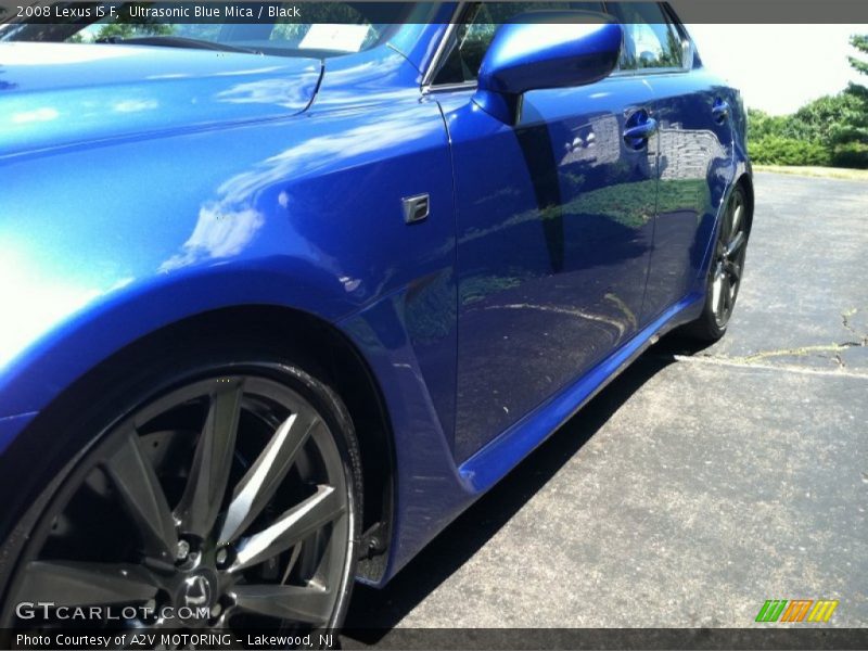 Ultrasonic Blue Mica / Black 2008 Lexus IS F