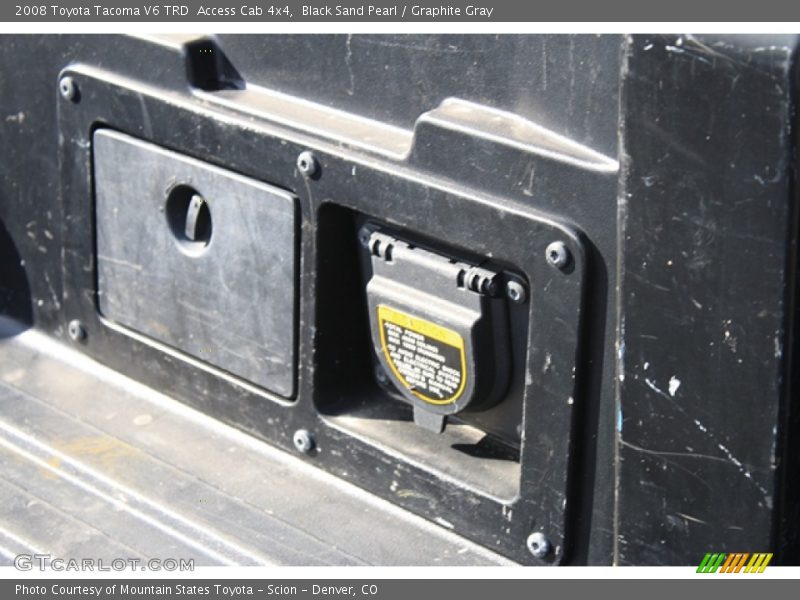 Black Sand Pearl / Graphite Gray 2008 Toyota Tacoma V6 TRD  Access Cab 4x4