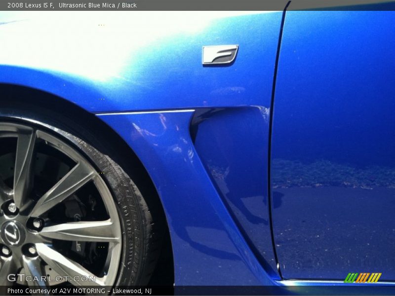 Ultrasonic Blue Mica / Black 2008 Lexus IS F