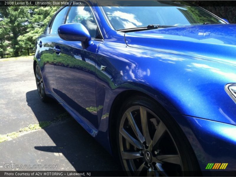 Ultrasonic Blue Mica / Black 2008 Lexus IS F