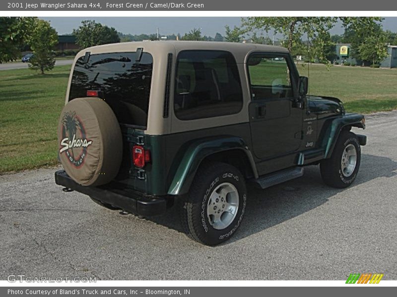 Forest Green / Camel/Dark Green 2001 Jeep Wrangler Sahara 4x4