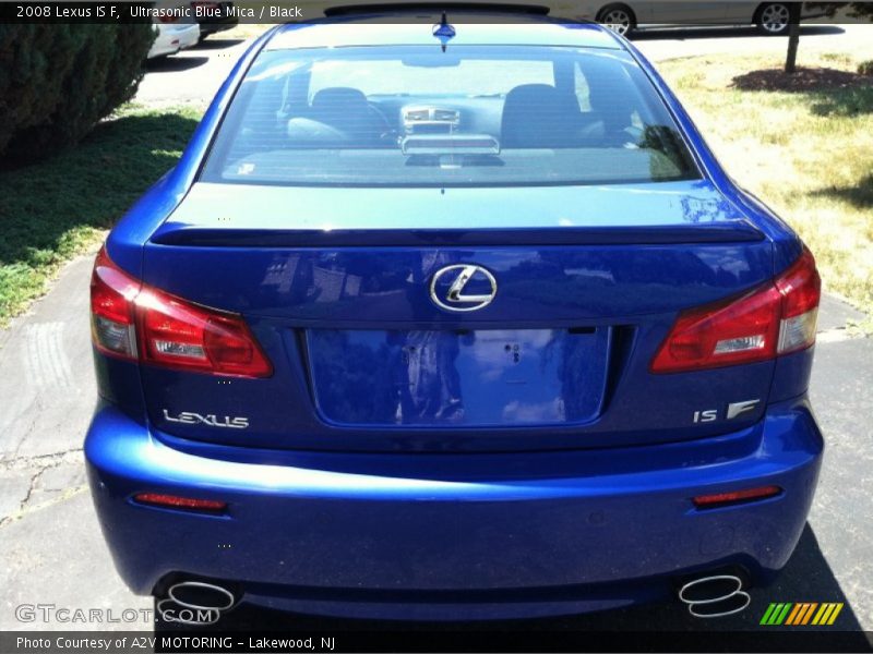 Ultrasonic Blue Mica / Black 2008 Lexus IS F