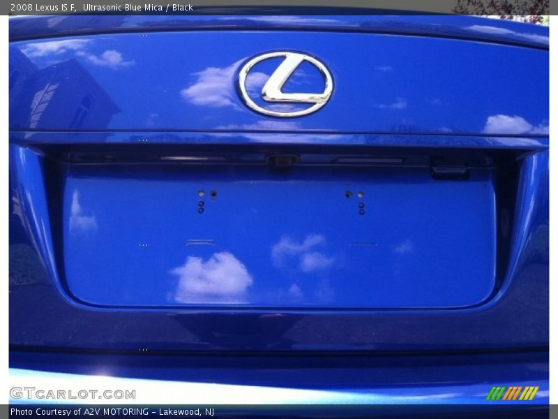 Ultrasonic Blue Mica / Black 2008 Lexus IS F