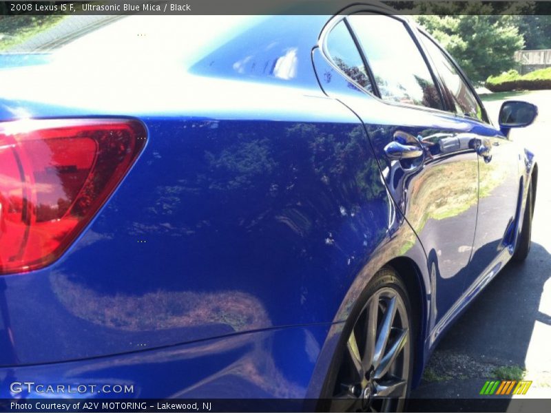Ultrasonic Blue Mica / Black 2008 Lexus IS F