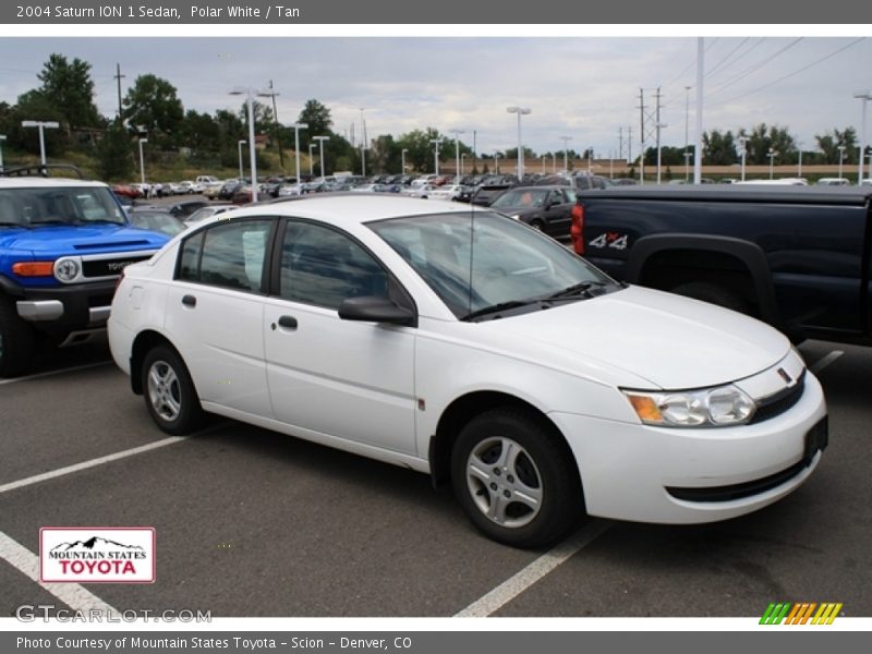 Polar White / Tan 2004 Saturn ION 1 Sedan