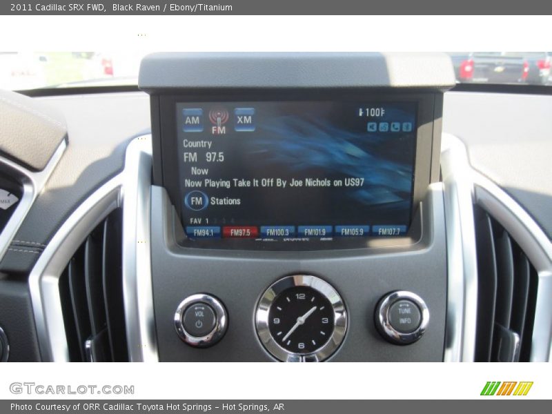 Black Raven / Ebony/Titanium 2011 Cadillac SRX FWD