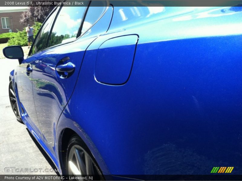 Ultrasonic Blue Mica / Black 2008 Lexus IS F