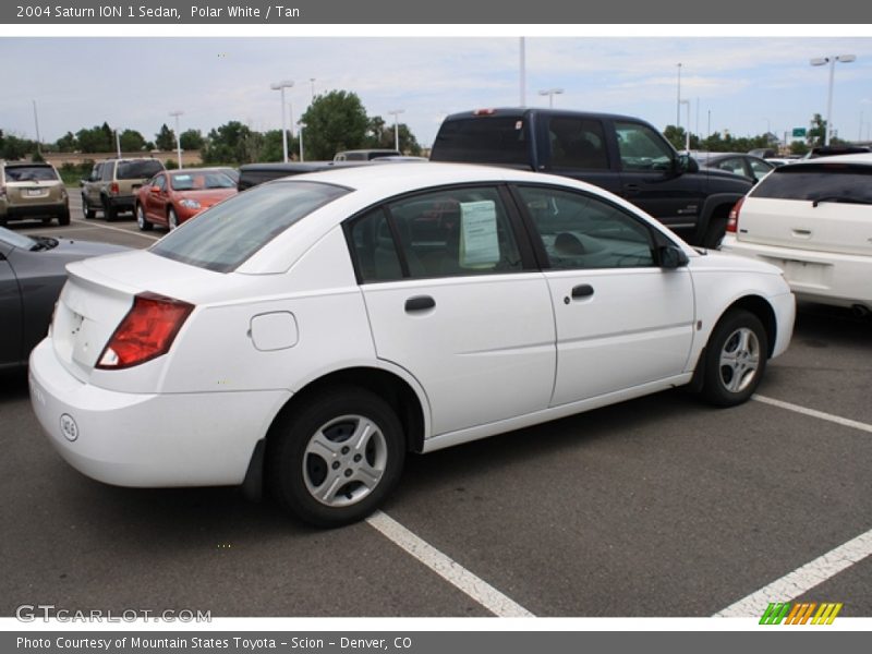 Polar White / Tan 2004 Saturn ION 1 Sedan