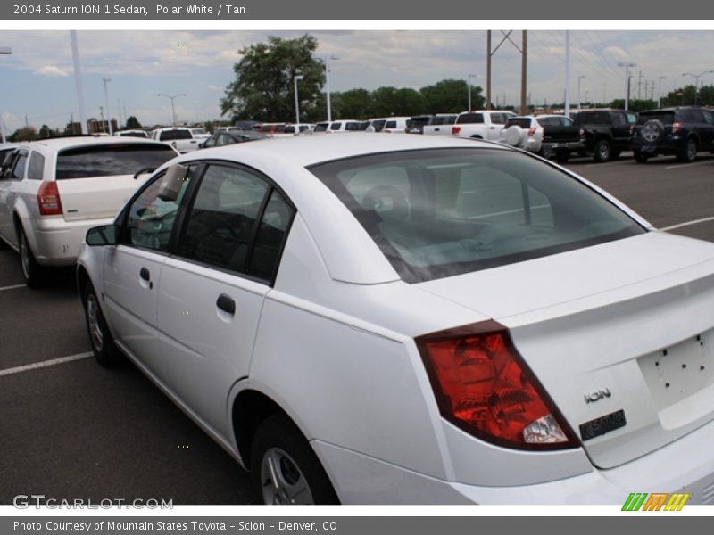 Polar White / Tan 2004 Saturn ION 1 Sedan
