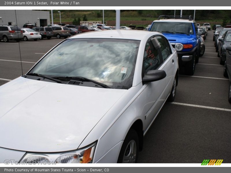 Polar White / Tan 2004 Saturn ION 1 Sedan