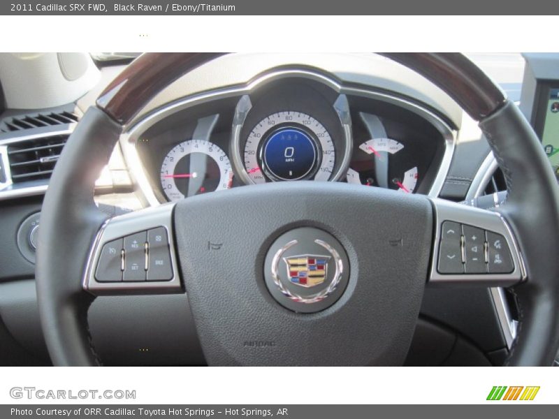 Black Raven / Ebony/Titanium 2011 Cadillac SRX FWD