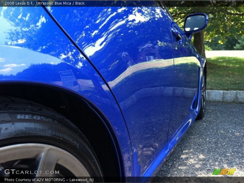 Ultrasonic Blue Mica / Black 2008 Lexus IS F
