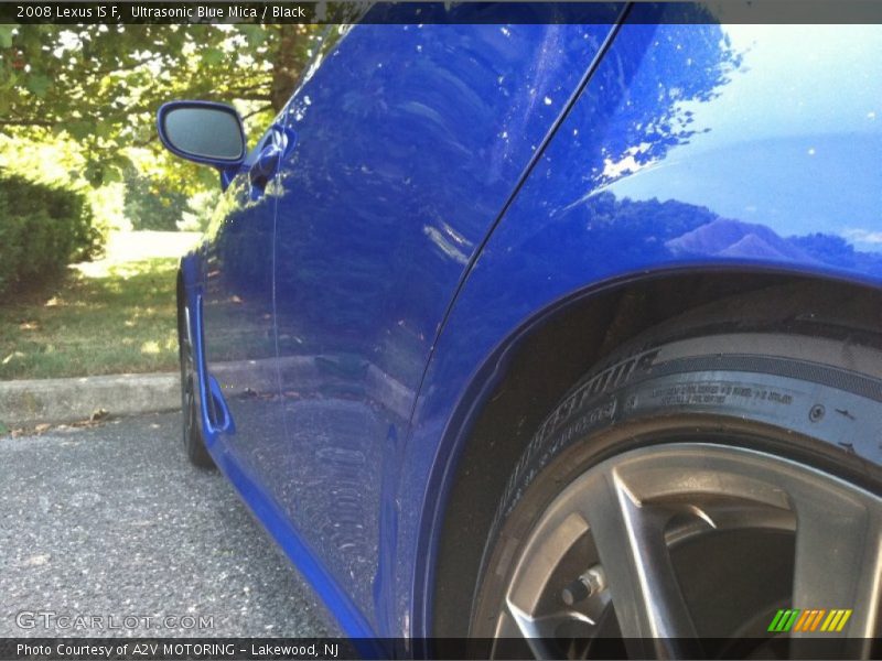 Ultrasonic Blue Mica / Black 2008 Lexus IS F