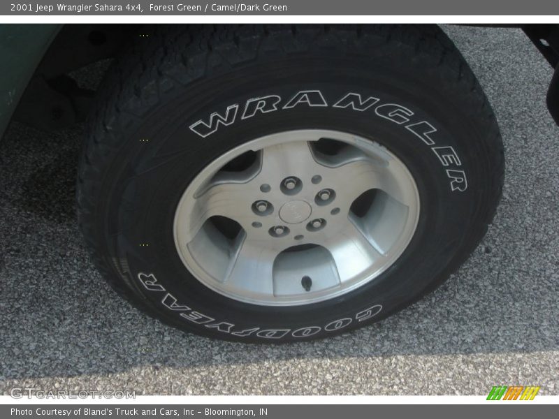 Forest Green / Camel/Dark Green 2001 Jeep Wrangler Sahara 4x4