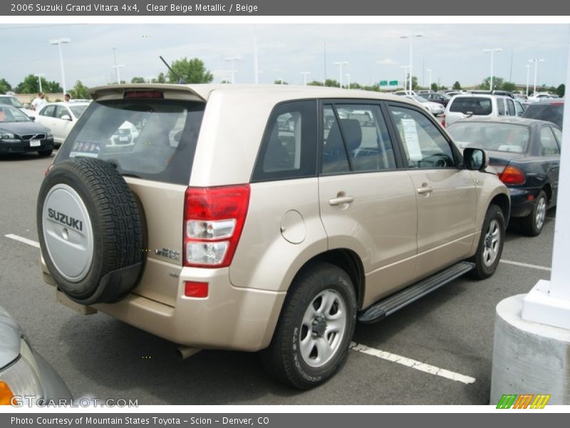 Clear Beige Metallic / Beige 2006 Suzuki Grand Vitara 4x4