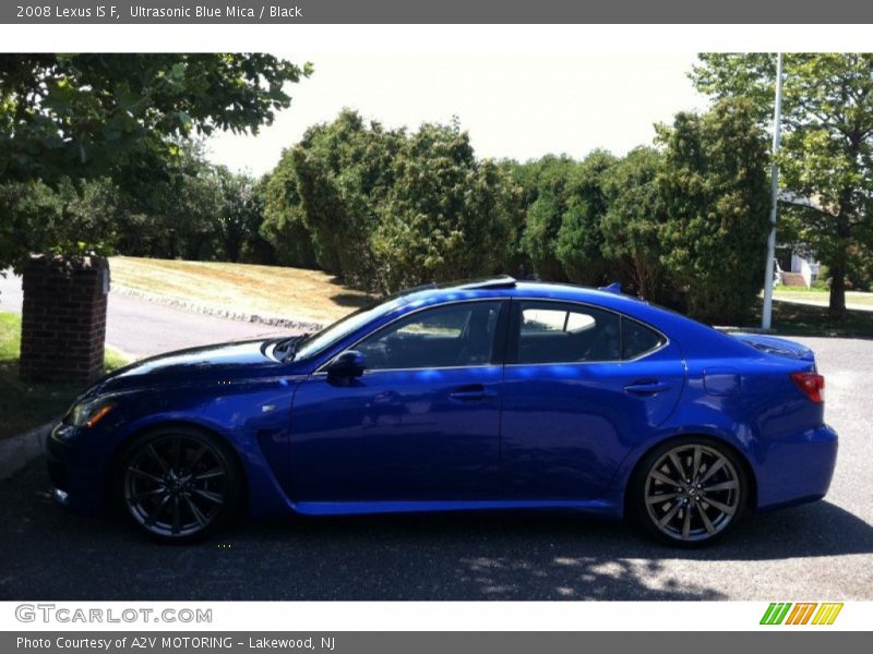 Ultrasonic Blue Mica / Black 2008 Lexus IS F