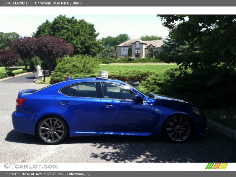 Ultrasonic Blue Mica / Black 2008 Lexus IS F