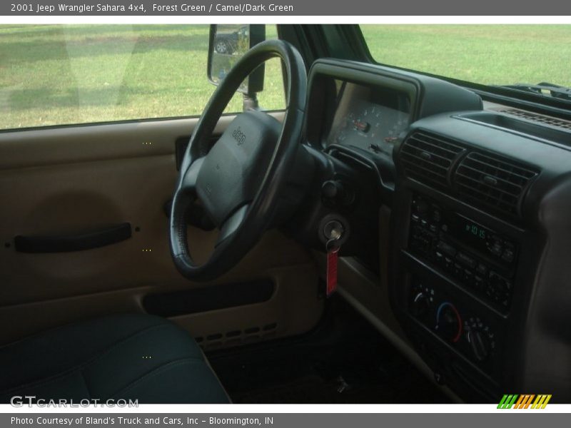 Forest Green / Camel/Dark Green 2001 Jeep Wrangler Sahara 4x4