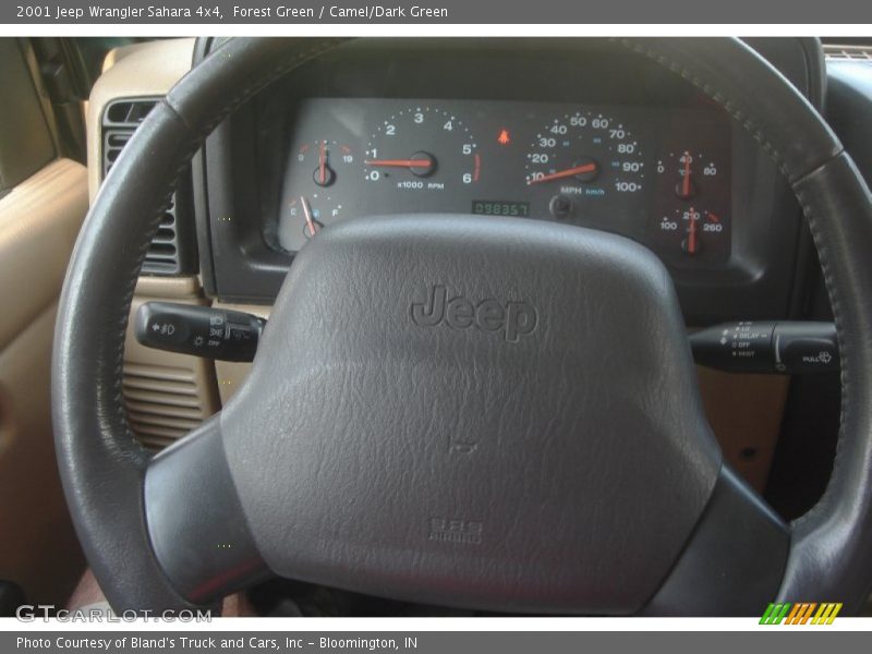 Forest Green / Camel/Dark Green 2001 Jeep Wrangler Sahara 4x4