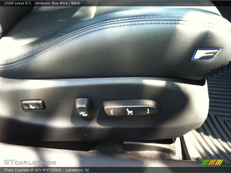 Ultrasonic Blue Mica / Black 2008 Lexus IS F