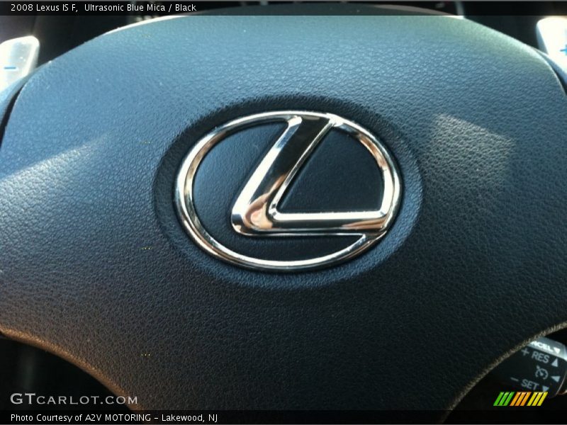 Ultrasonic Blue Mica / Black 2008 Lexus IS F