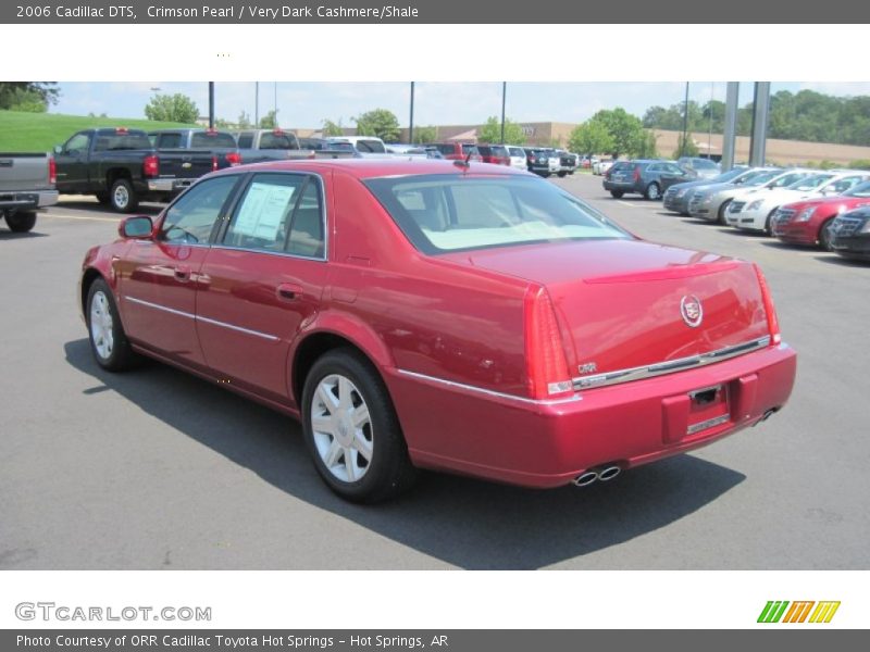 Crimson Pearl / Very Dark Cashmere/Shale 2006 Cadillac DTS