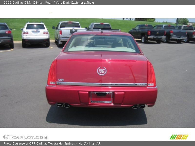 Crimson Pearl / Very Dark Cashmere/Shale 2006 Cadillac DTS