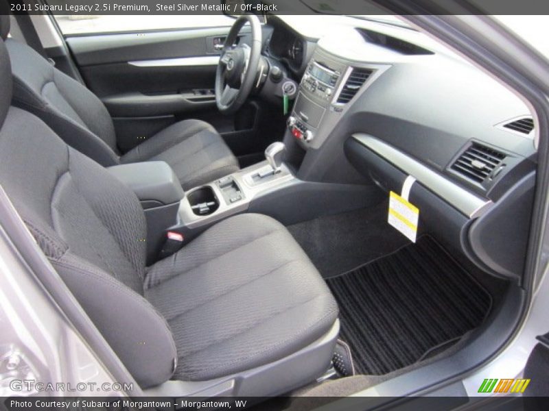 Steel Silver Metallic / Off-Black 2011 Subaru Legacy 2.5i Premium