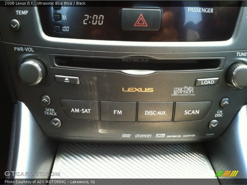 Ultrasonic Blue Mica / Black 2008 Lexus IS F