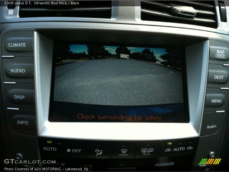 Ultrasonic Blue Mica / Black 2008 Lexus IS F