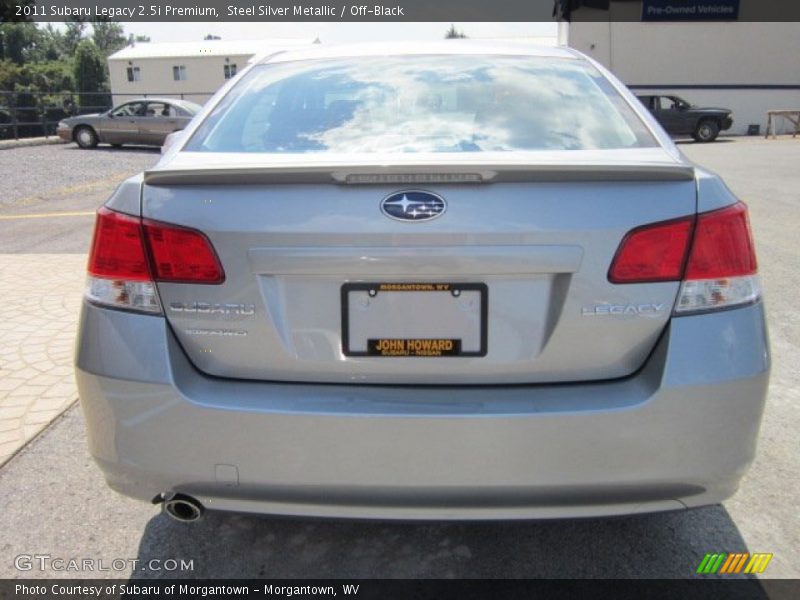 Steel Silver Metallic / Off-Black 2011 Subaru Legacy 2.5i Premium