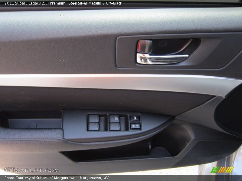 Steel Silver Metallic / Off-Black 2011 Subaru Legacy 2.5i Premium