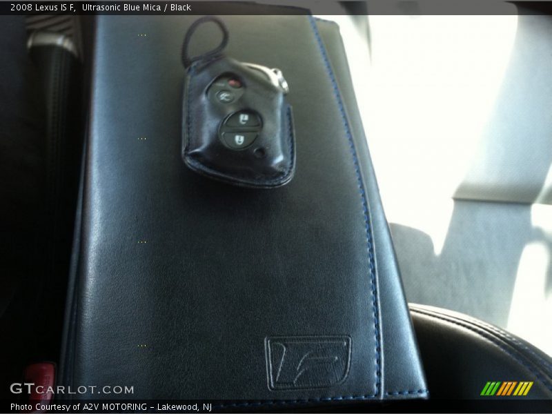Ultrasonic Blue Mica / Black 2008 Lexus IS F