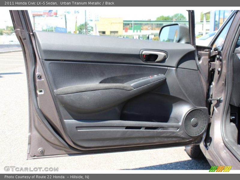 Urban Titanium Metallic / Black 2011 Honda Civic LX-S Sedan