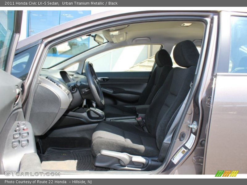 Urban Titanium Metallic / Black 2011 Honda Civic LX-S Sedan