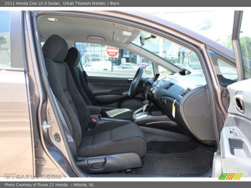 Urban Titanium Metallic / Black 2011 Honda Civic LX-S Sedan