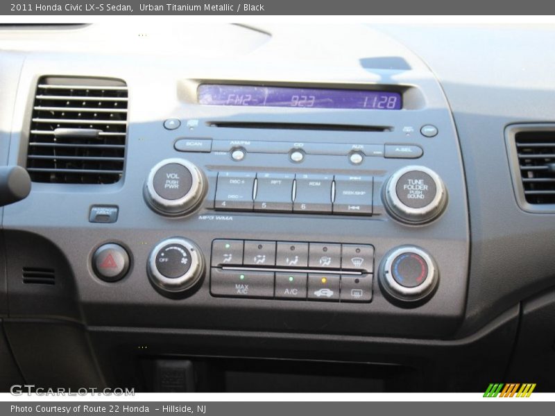Urban Titanium Metallic / Black 2011 Honda Civic LX-S Sedan
