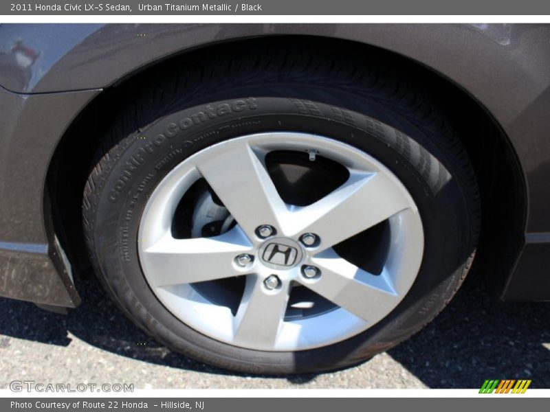 Urban Titanium Metallic / Black 2011 Honda Civic LX-S Sedan
