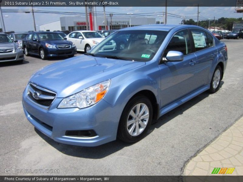 Sky Blue Metallic / Off-Black 2011 Subaru Legacy 2.5i Premium
