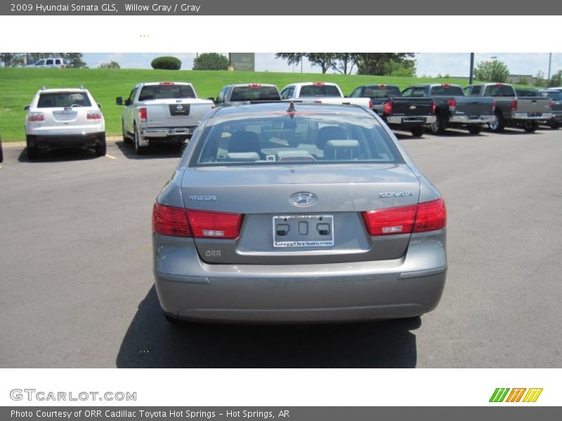 Willow Gray / Gray 2009 Hyundai Sonata GLS