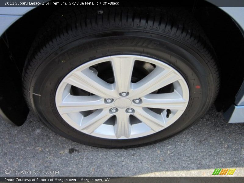 Sky Blue Metallic / Off-Black 2011 Subaru Legacy 2.5i Premium