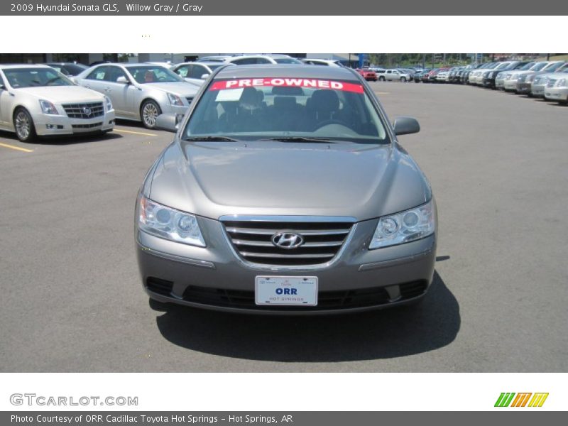 Willow Gray / Gray 2009 Hyundai Sonata GLS