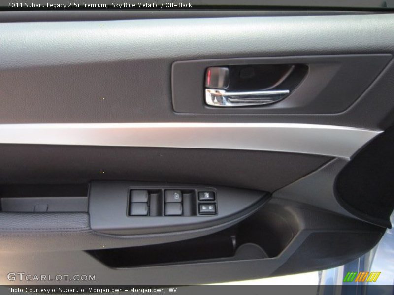 Sky Blue Metallic / Off-Black 2011 Subaru Legacy 2.5i Premium