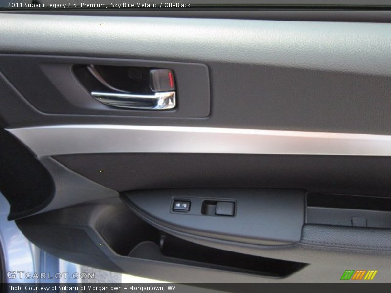 Sky Blue Metallic / Off-Black 2011 Subaru Legacy 2.5i Premium